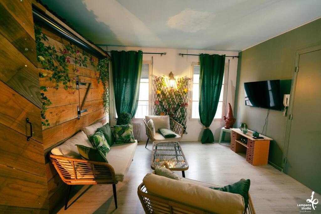Appartement La Cabane Du Jardin Troyes Esterno foto