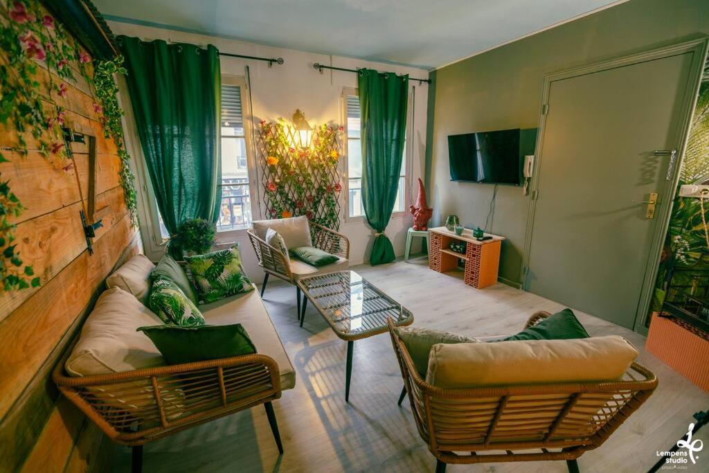 Appartement La Cabane Du Jardin Troyes Esterno foto