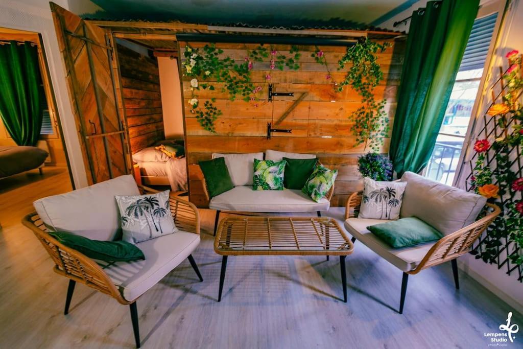 Appartement La Cabane Du Jardin Troyes Esterno foto