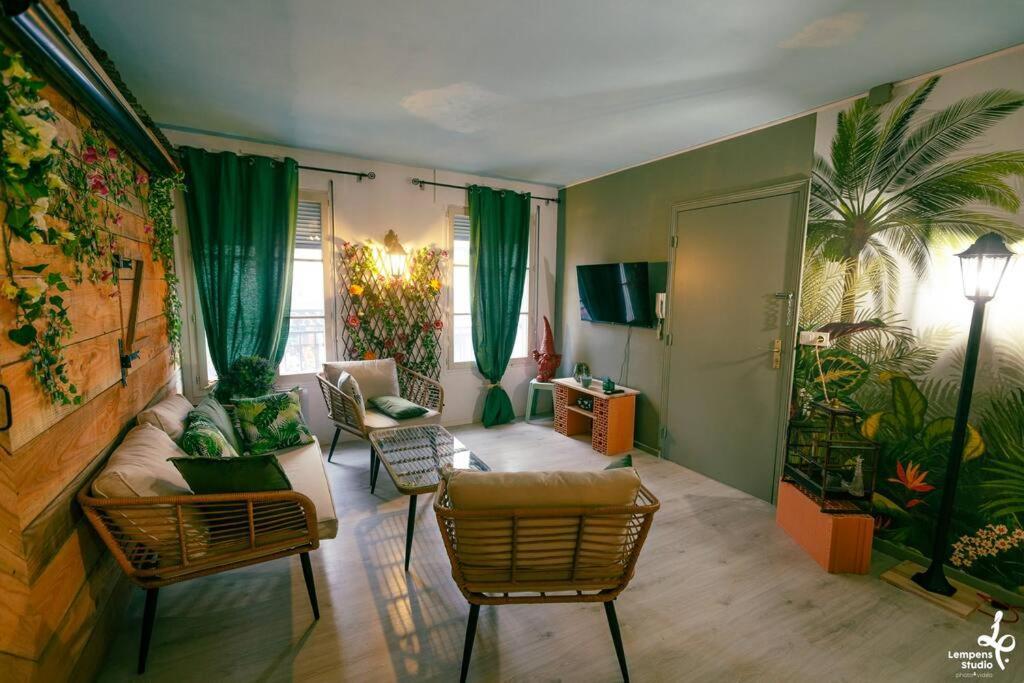 Appartement La Cabane Du Jardin Troyes Esterno foto